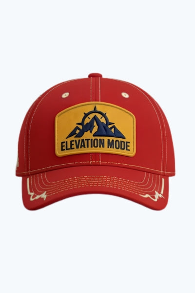 OPEN TO POSITIVITY - Embroidered Baseball Cap — Tan